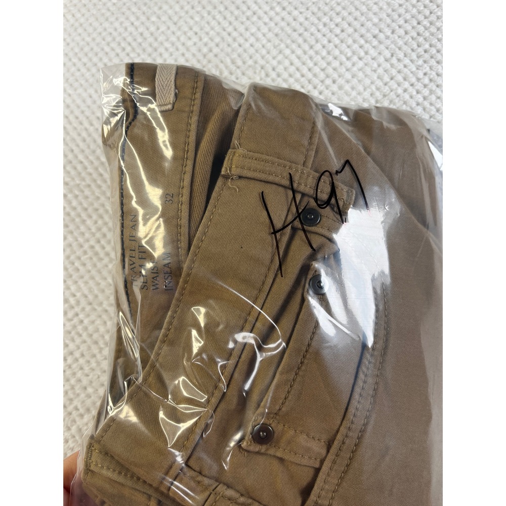Banana Republic Travel Jean Slim Fit Mens 36x32 Tobacco Brown Stretch‎ Pants - Picture 9 of 9